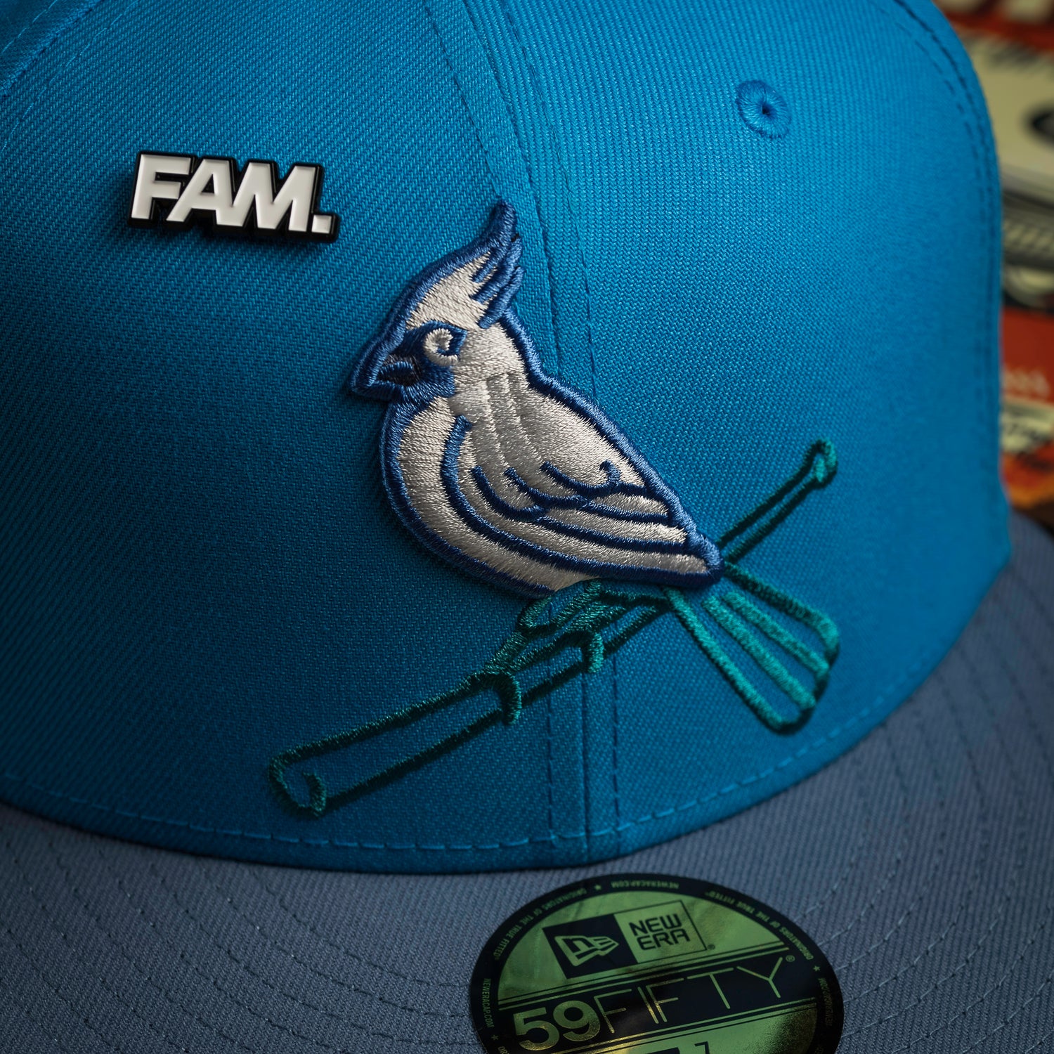 SAINT LOUIS CARDINALS MLB BLUE FANATIC FADED BLUE TWO TONE BLUE UV / NEW ERA 59FIFTY CAP