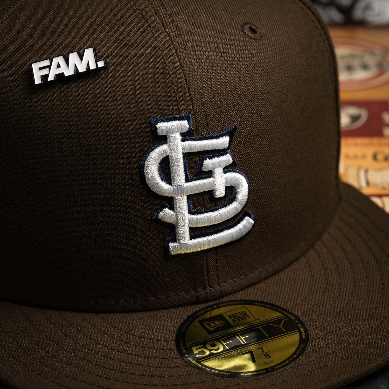 SAINT LOUIS CARDINALS MLB WALNUT GREY UV / NEW ERA 59FIFTY CAP