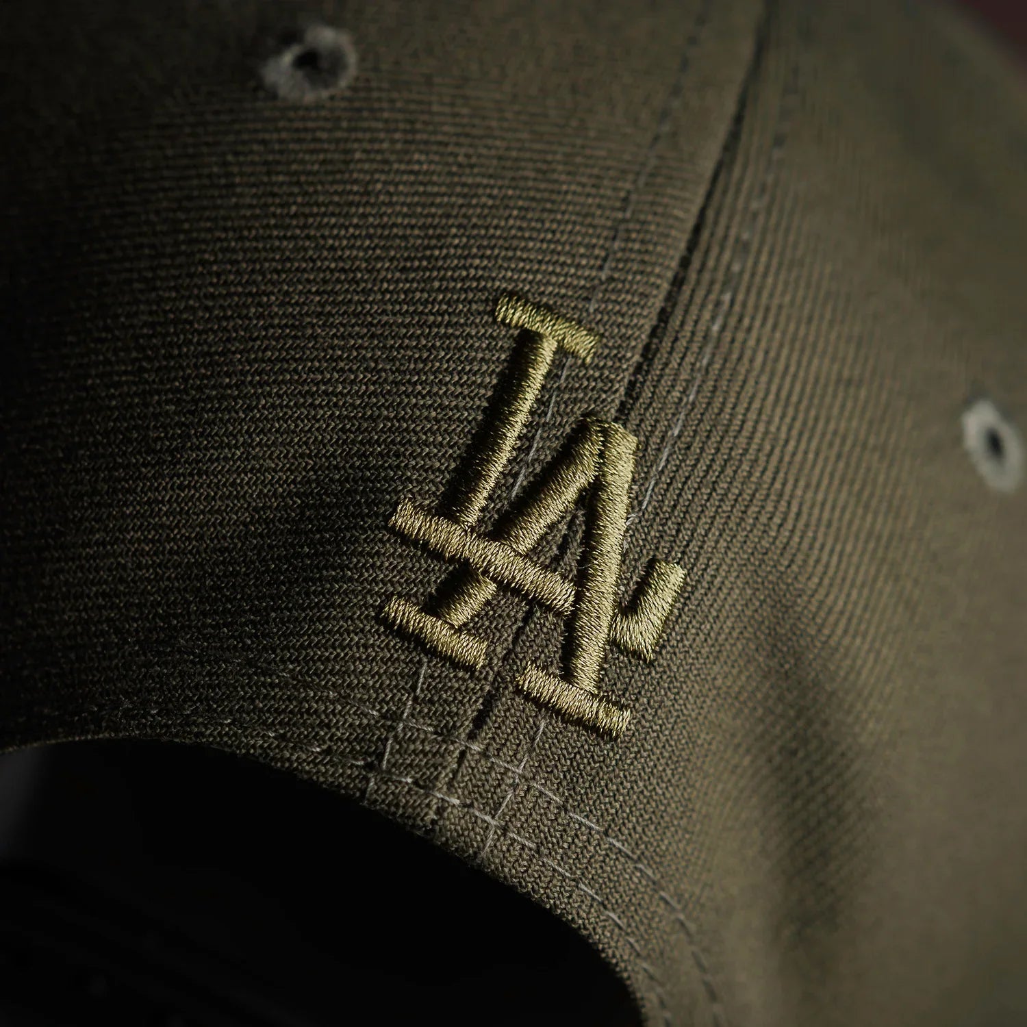 LOS ANGELES DODGERS MLB OLIVE GREEN BLACK UV / NEW ERA 9FIFTY SNAPBACK