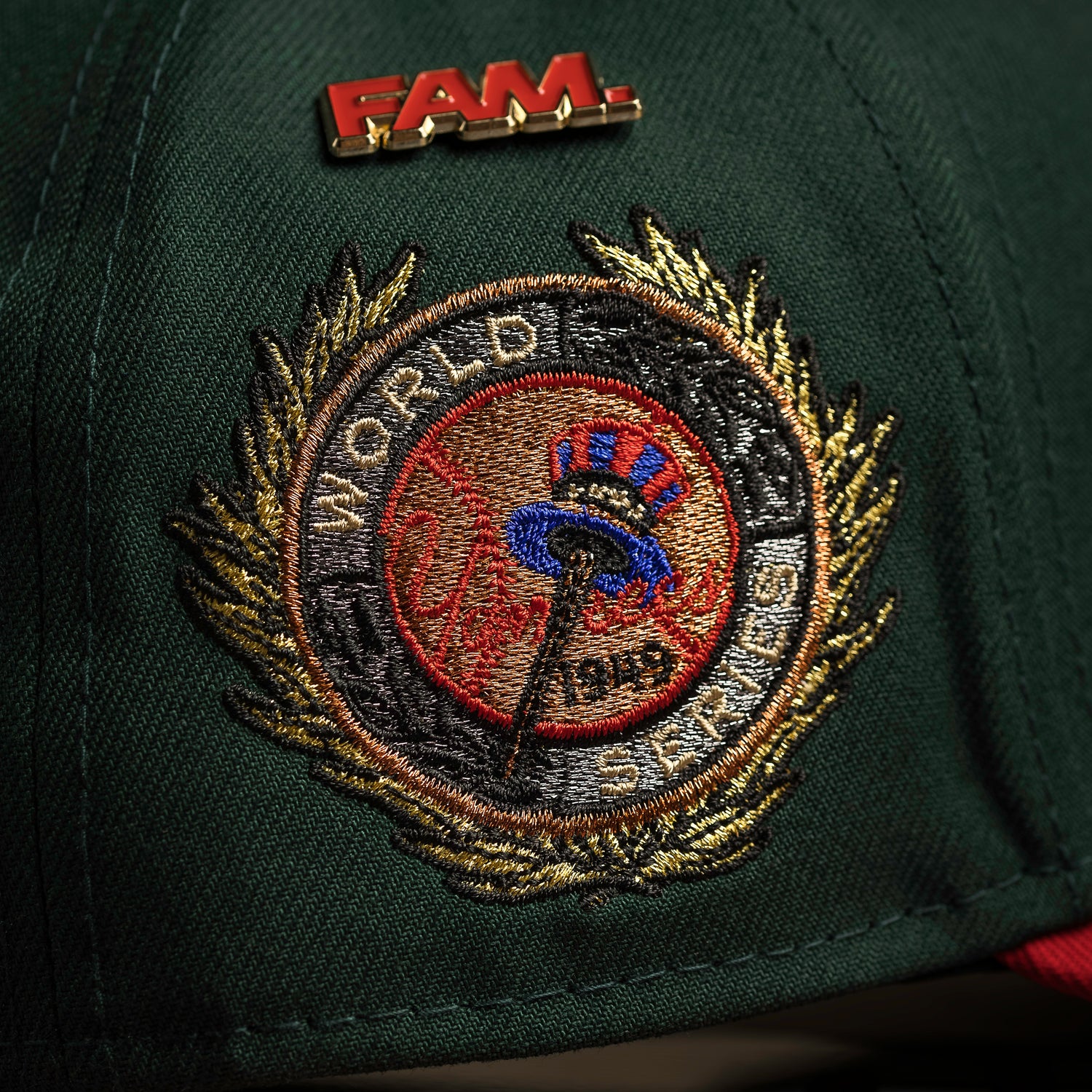 NEW YORK YANKEES MLB GREEN SCARLET TWO TONE GREY UV / NEW ERA 9FORTY A-FRAME