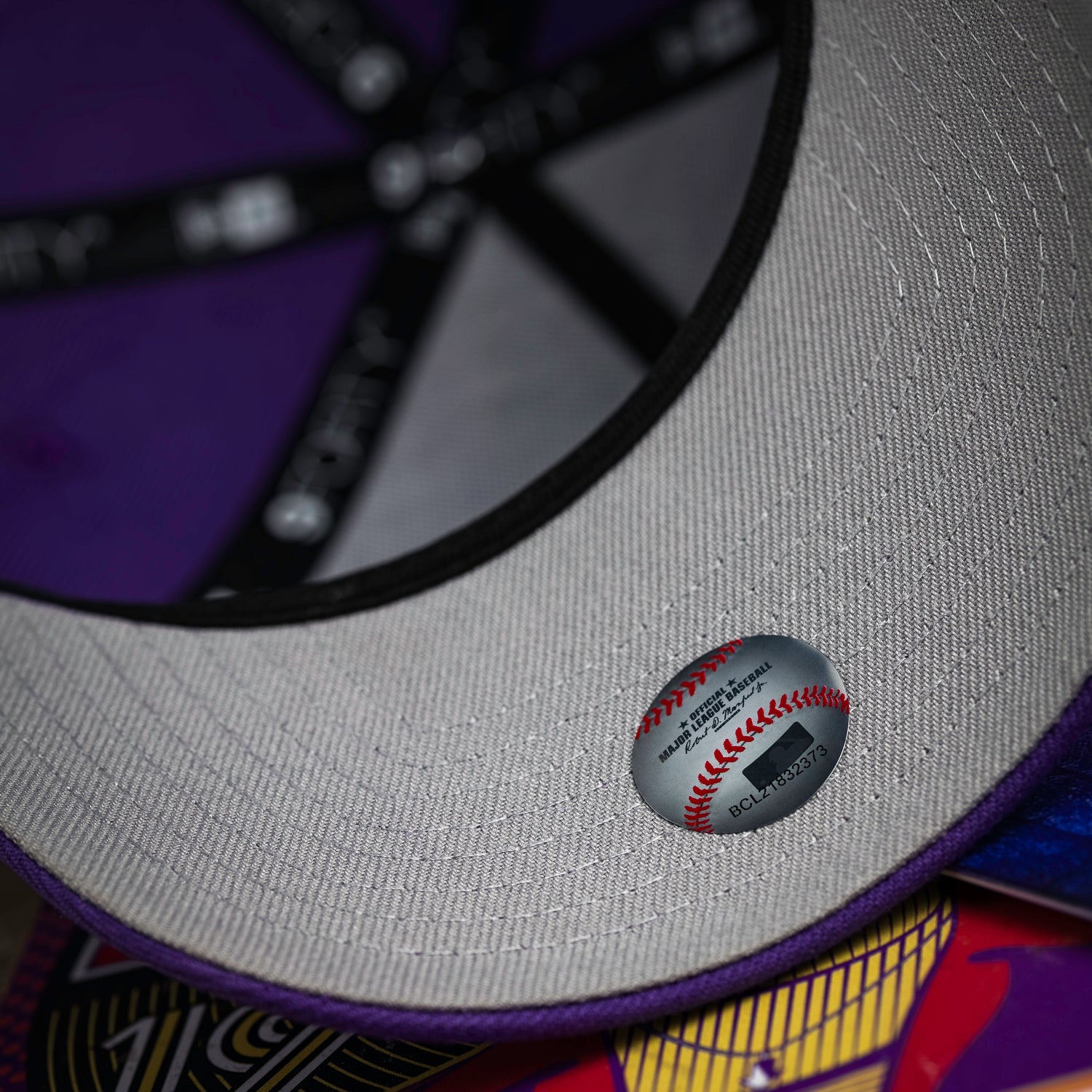 NEW YORK YANKEES MLB PURPLE GREY UV / NEW ERA 9FORTY A-FRAME