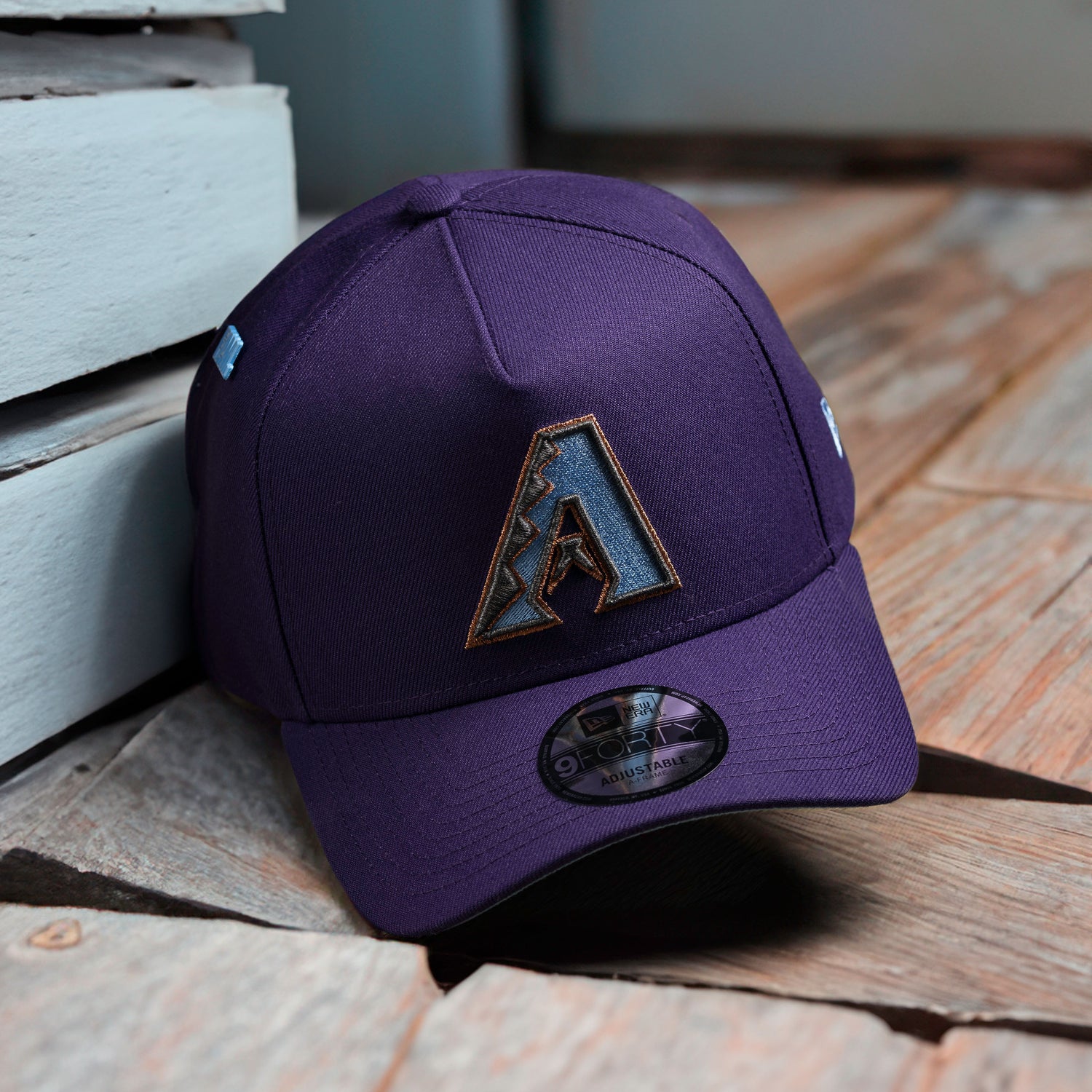 ARIZONA DIAMONDBACKS MLB PURPLE BLUE UV / NEW ERA 9FORTY A-FRAME
