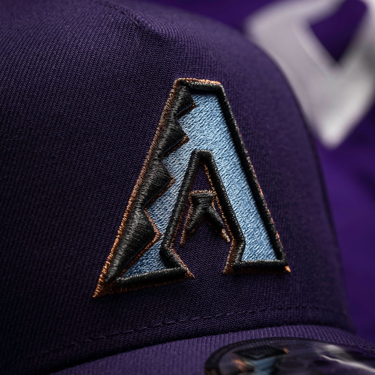 ARIZONA DIAMONDBACKS MLB PURPLE BLUE UV / NEW ERA 9FORTY A-FRAME