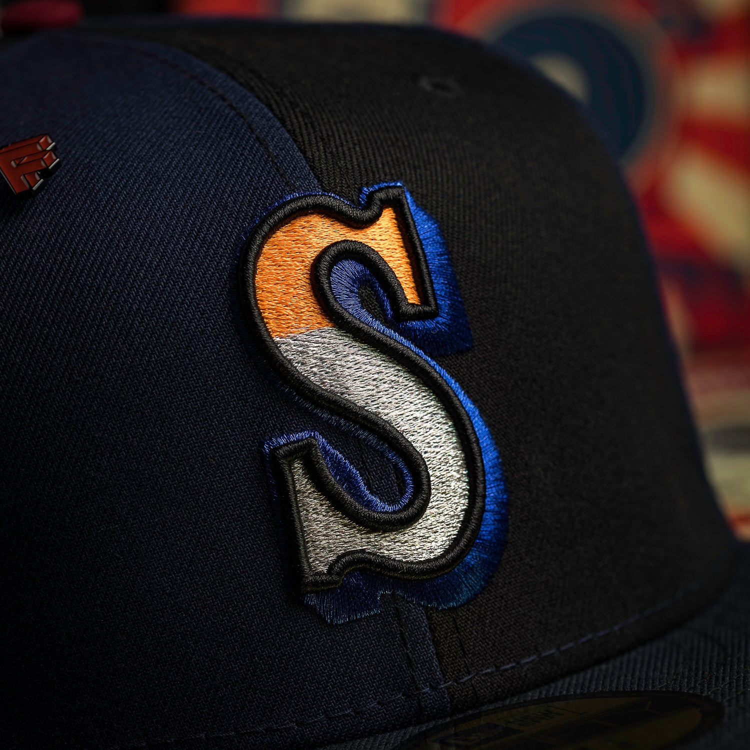 SEATTLE MARINERS MLB BLUE BLACK TWO TONE GREEN UV / NEW ERA 59FIFTY CAP