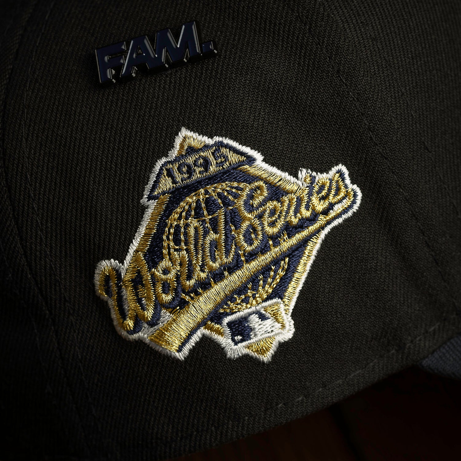 ATLANTA BRAVES MLB BLACK NAVY TWO TONE GRAY UV / NEW ERA 9FORTY A-FRAME