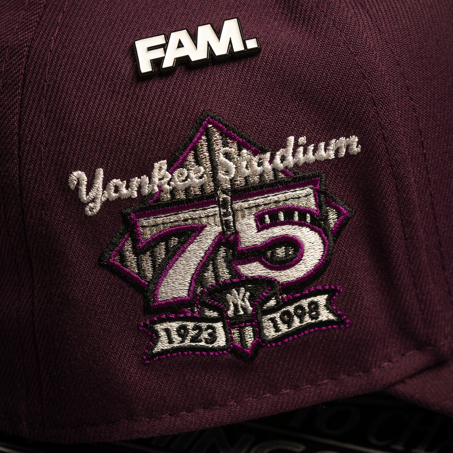 NEW YORK YANKEES MLB PLUM CROWN GRAY UV / NEW ERA 9FORTY A-FRAME ADJUSTABLE