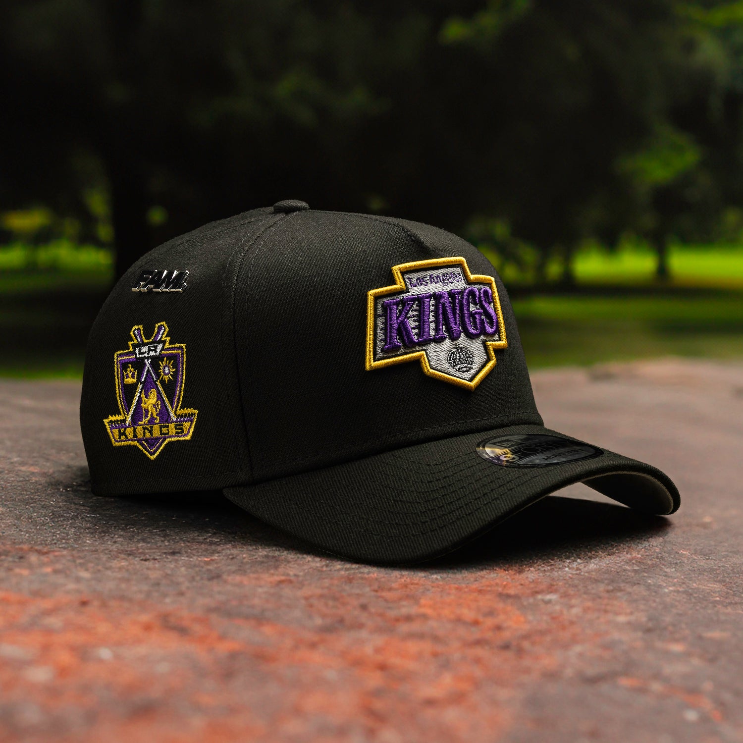 LOS ANGELES KINGS NHL BLACK GREY UV / NEW ERA 9FORTY A-FRAME