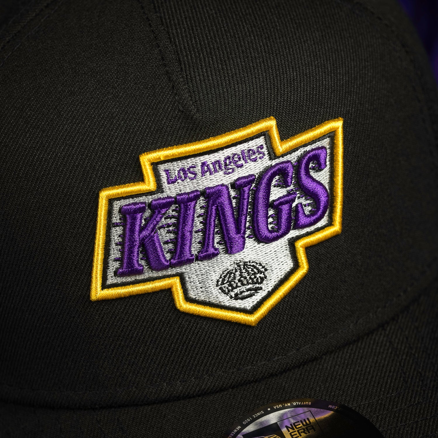 LOS ANGELES KINGS NHL BLACK GREY UV / NEW ERA 9FORTY A-FRAME