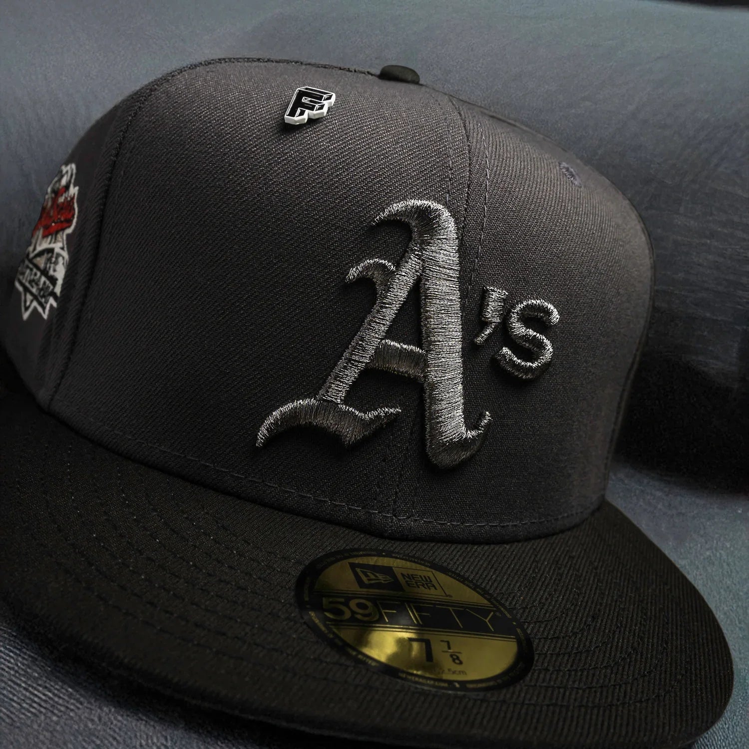 OAKLAND ATHLETICS MLB GRAPHITE GRAY UV / NEW ERA 59FIFTY FITTED CAP