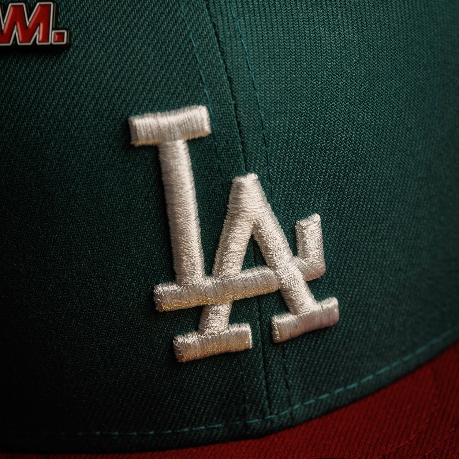 LOS ANGELES DODGERS MLB GREEN CARDINAL TWO TONE GRAY UV / NEW ERA 59FIFTY FITTED CAP