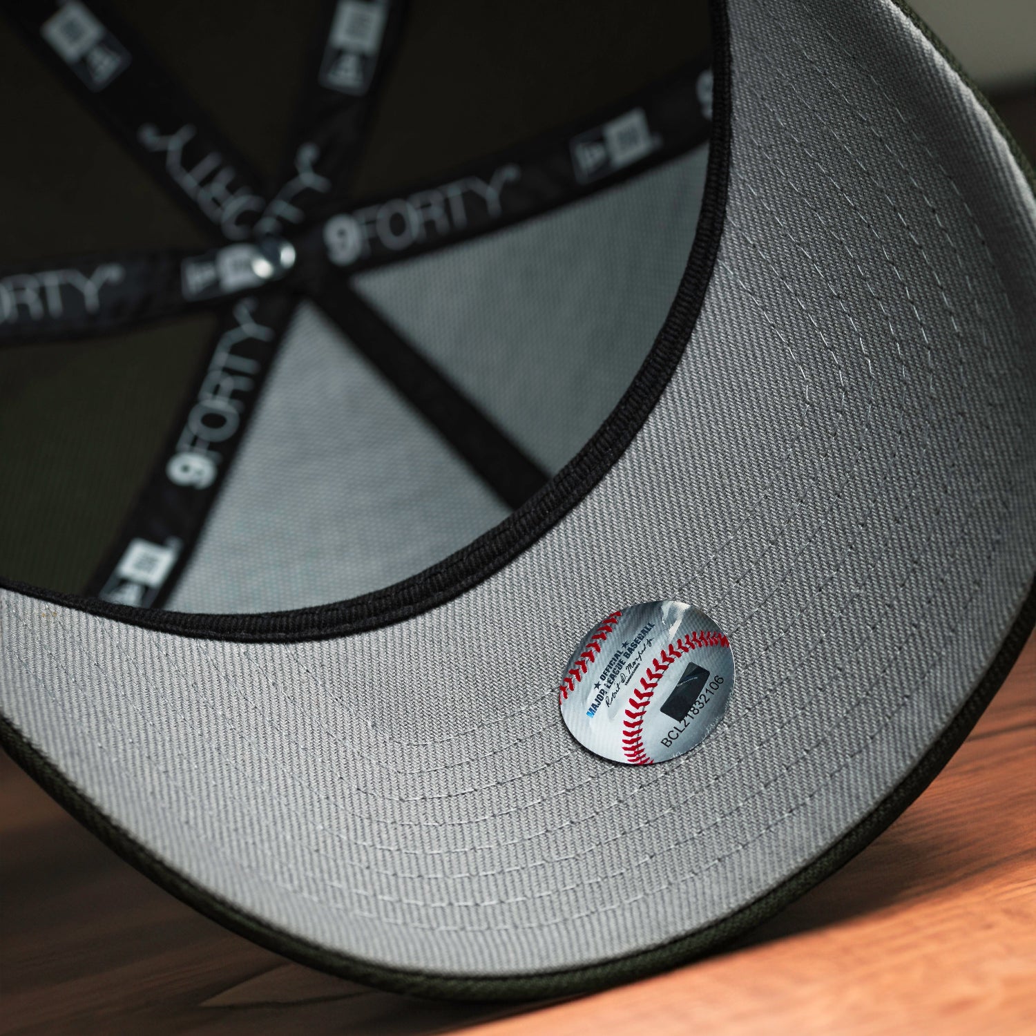NEW YORK YANKEES MLB SEAWEED GREY UV / NEW ERA 9FORTY A-FRAME