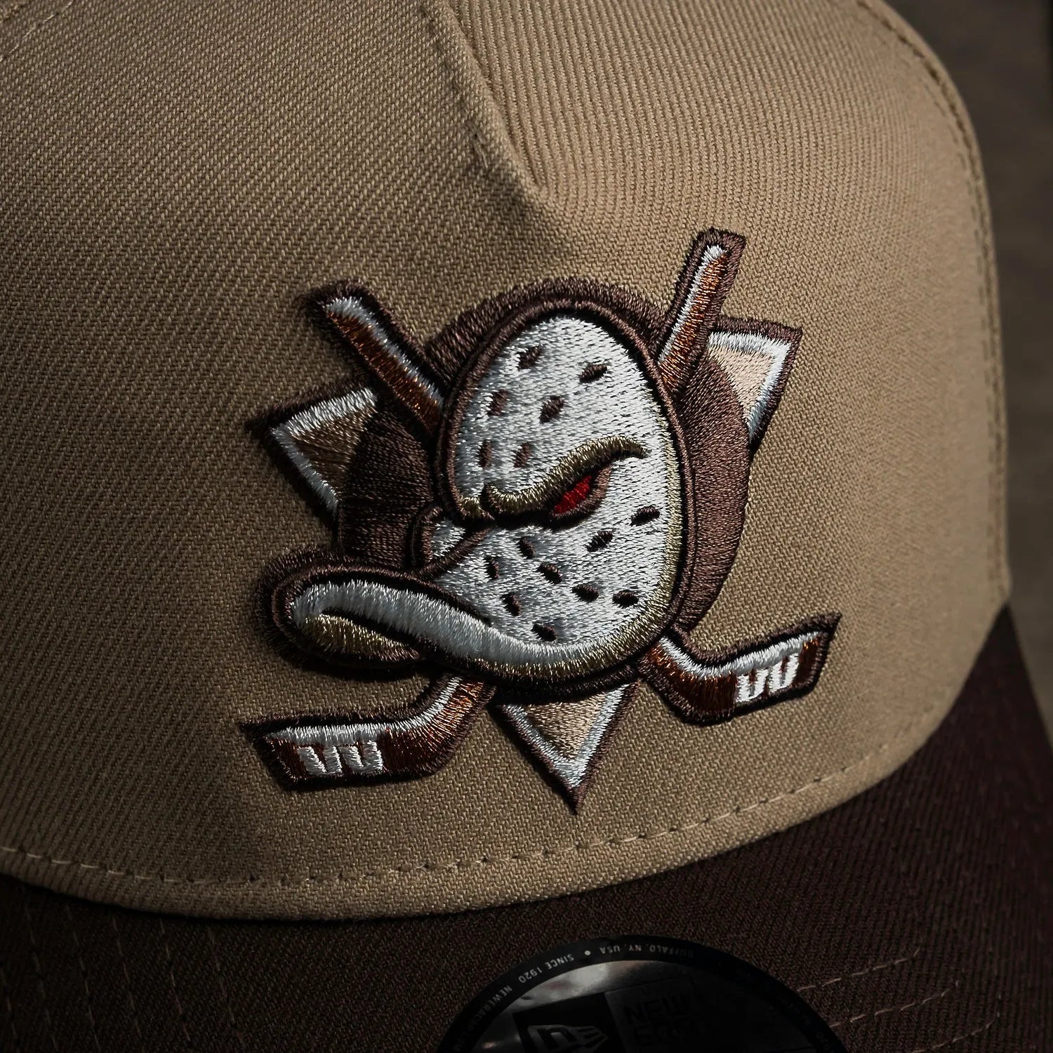 ANAHEIM DUCKS NHL CAMEL GREY UV / NEW ERA 9FORTY A-FRAME