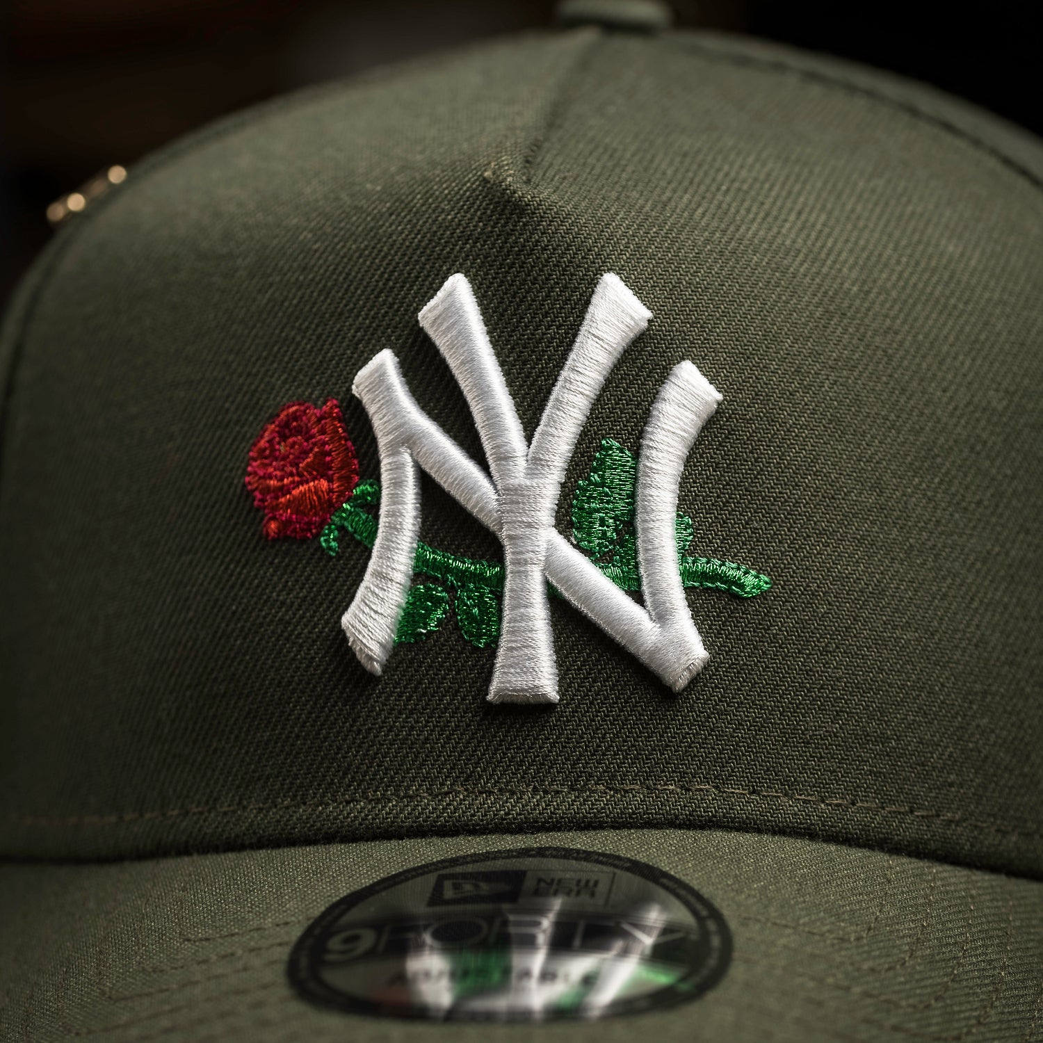 NEW YORK YANKEES MLB SEAWEED GREY UV / NEW ERA 9FORTY A-FRAME