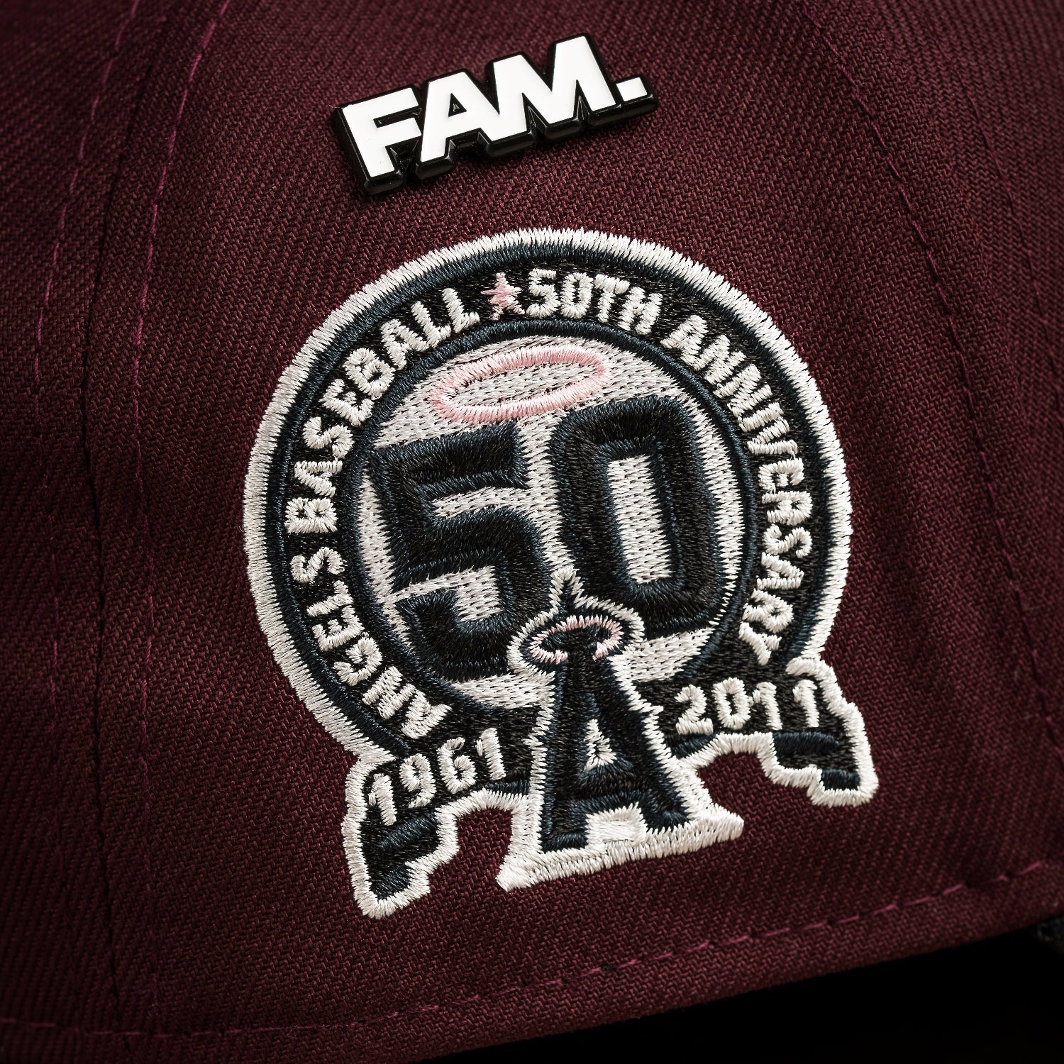 ANAHEIM ANGELS MLB MAROON BLACK TWO TONE GREY UV / NEW ERA 9FORTY A-FRAME