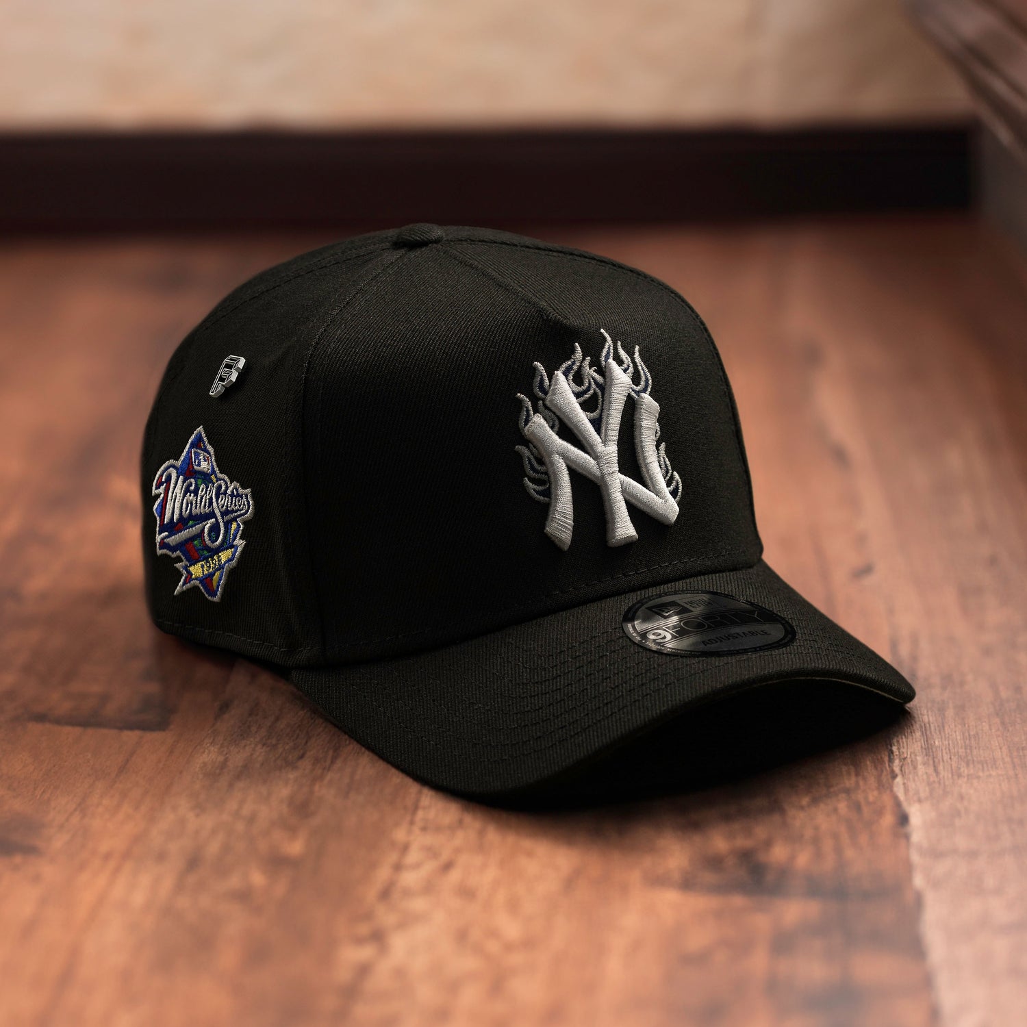 NEW YORK YANKEES MLB BLACK GRAY UV / NEW ERA 9FORTY A-FRAME