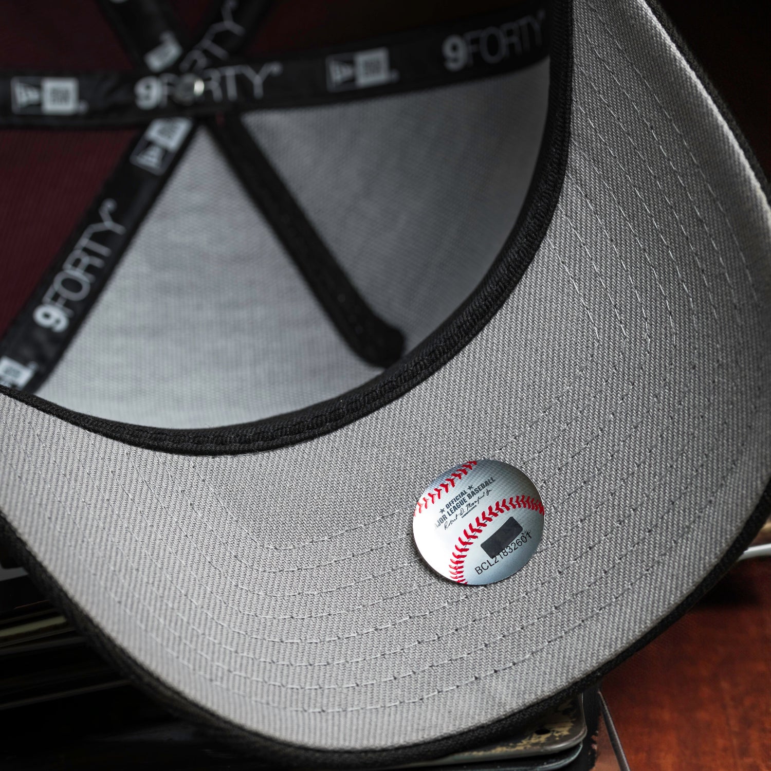 ANAHEIM ANGELS MLB MAROON BLACK TWO TONE GREY UV / NEW ERA 9FORTY A-FRAME