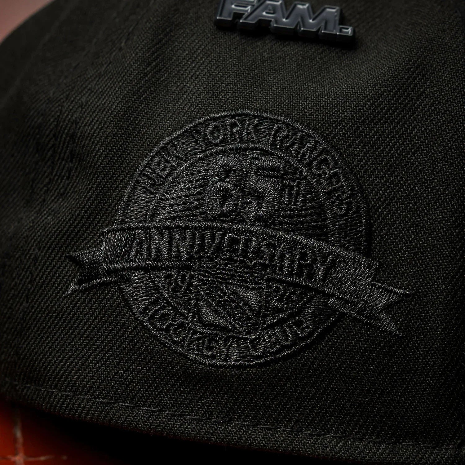 NEW YORK RANGERS NHL BLACK SCARLET UV / NEW ERA 9FORTY A-FRAME