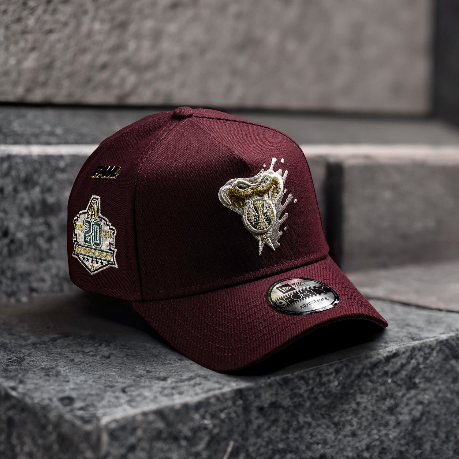 ARIZONA DIAMONDBACK MLB STONE MAROON PINE GREEN UV / NEW ERA 9FORTY A-FRAME