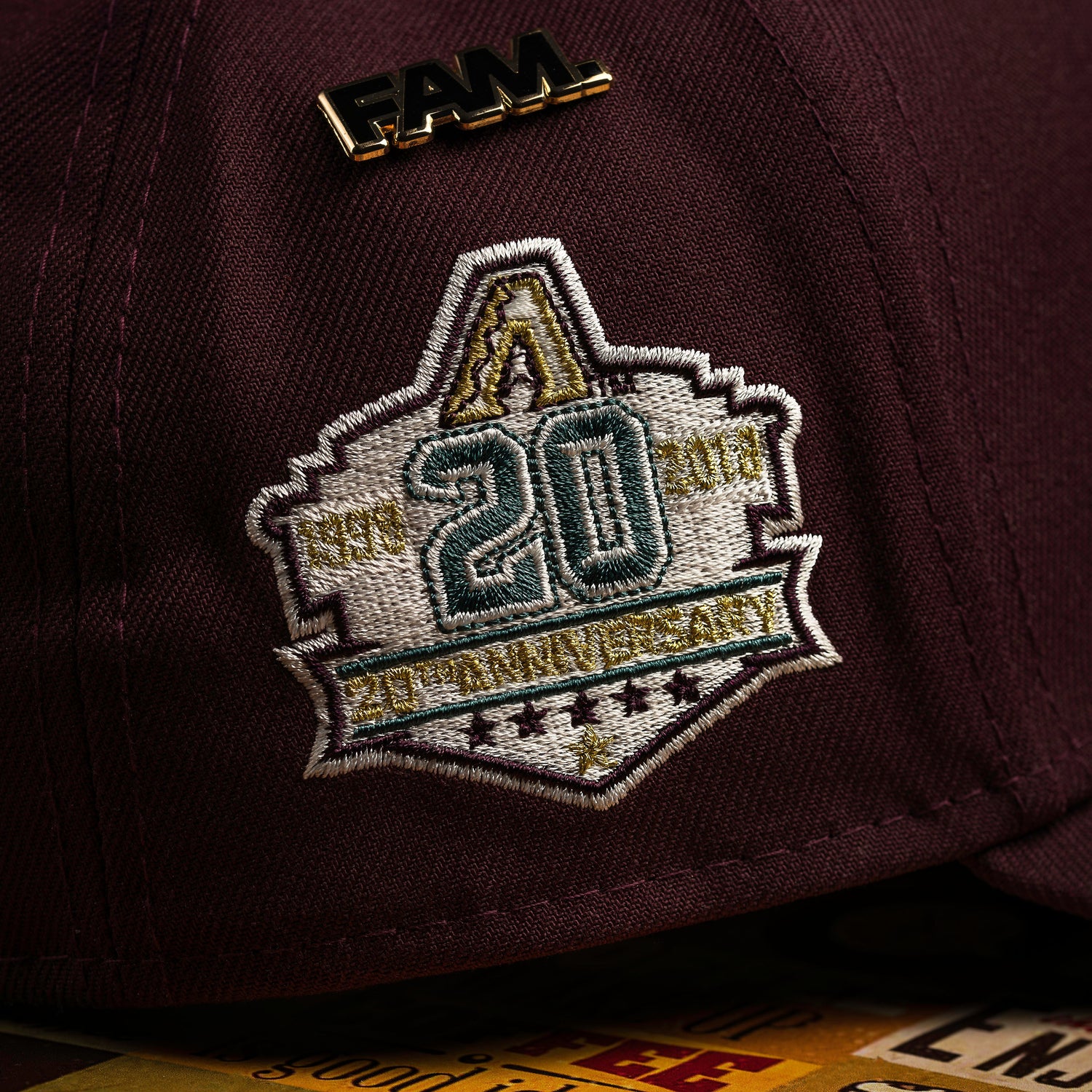 ARIZONA DIAMONDBACK MLB STONE MAROON PINE GREEN UV / NEW ERA 9FORTY A-FRAME