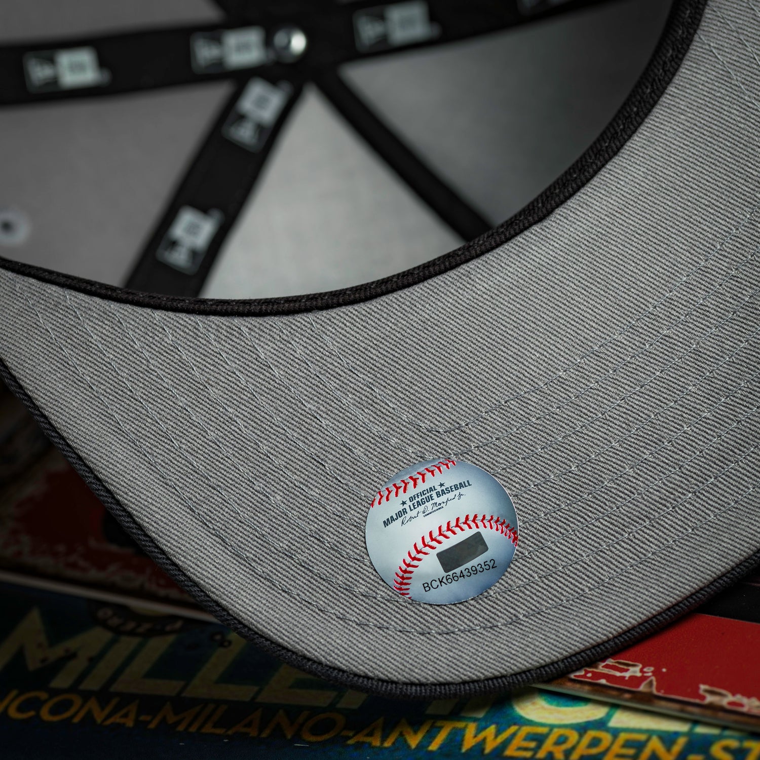 ATLANTA BRAVES MLB GRAY GRAPHITE TWO TONE GRAY UV / NEW ERA GOLFER CAP
