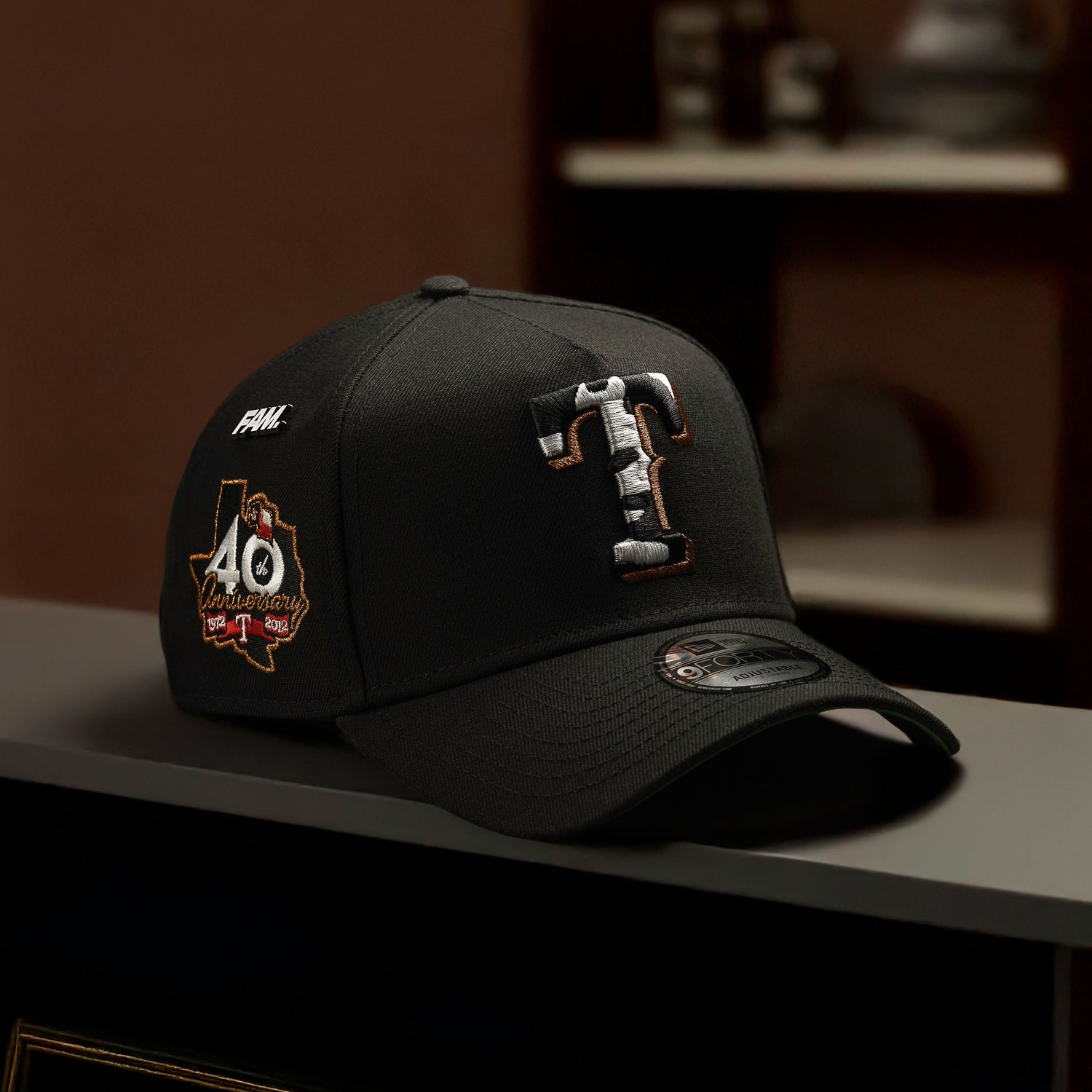 TEXAS RANGERS MLB BLACK KELLY GREEN UV / NEW ERA 9FORTY A-FRAME