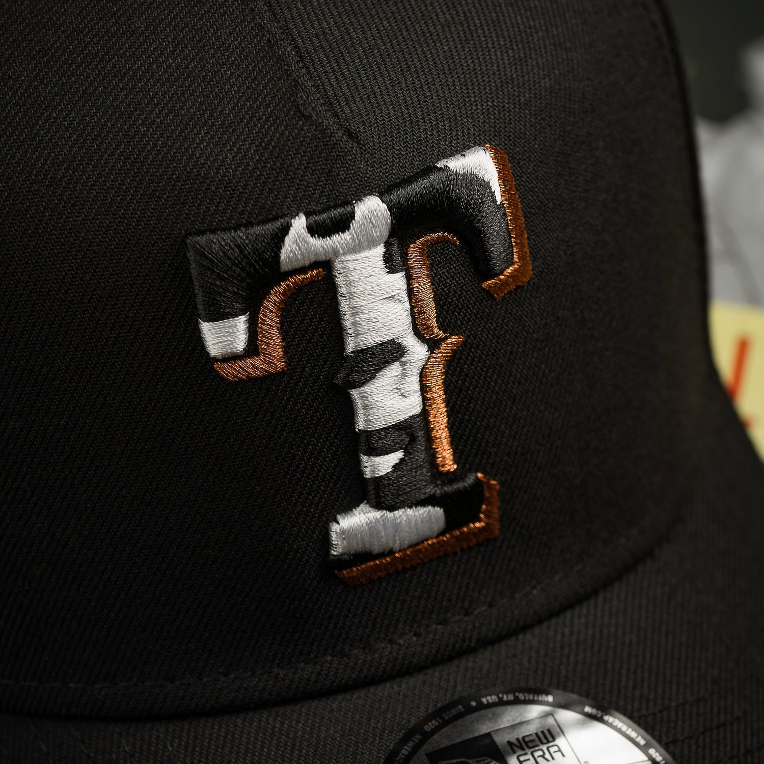 TEXAS RANGERS MLB BLACK KELLY GREEN UV / NEW ERA 9FORTY A-FRAME