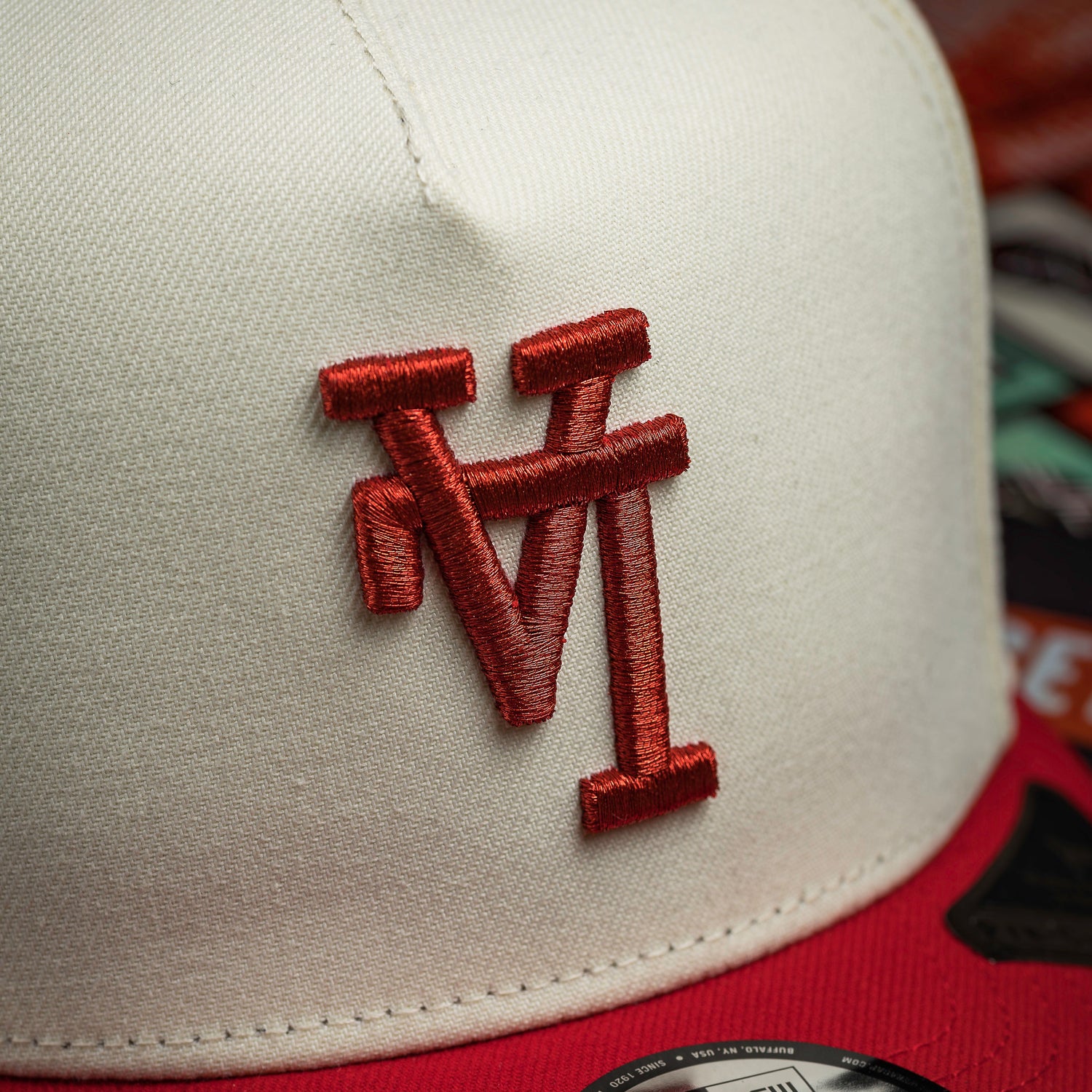 LOS ANGELES DODGERS MLB CHROME WHITE SCARLET TWO TONE GREY UV / NEW ERA 9FIFTY A-FRAME