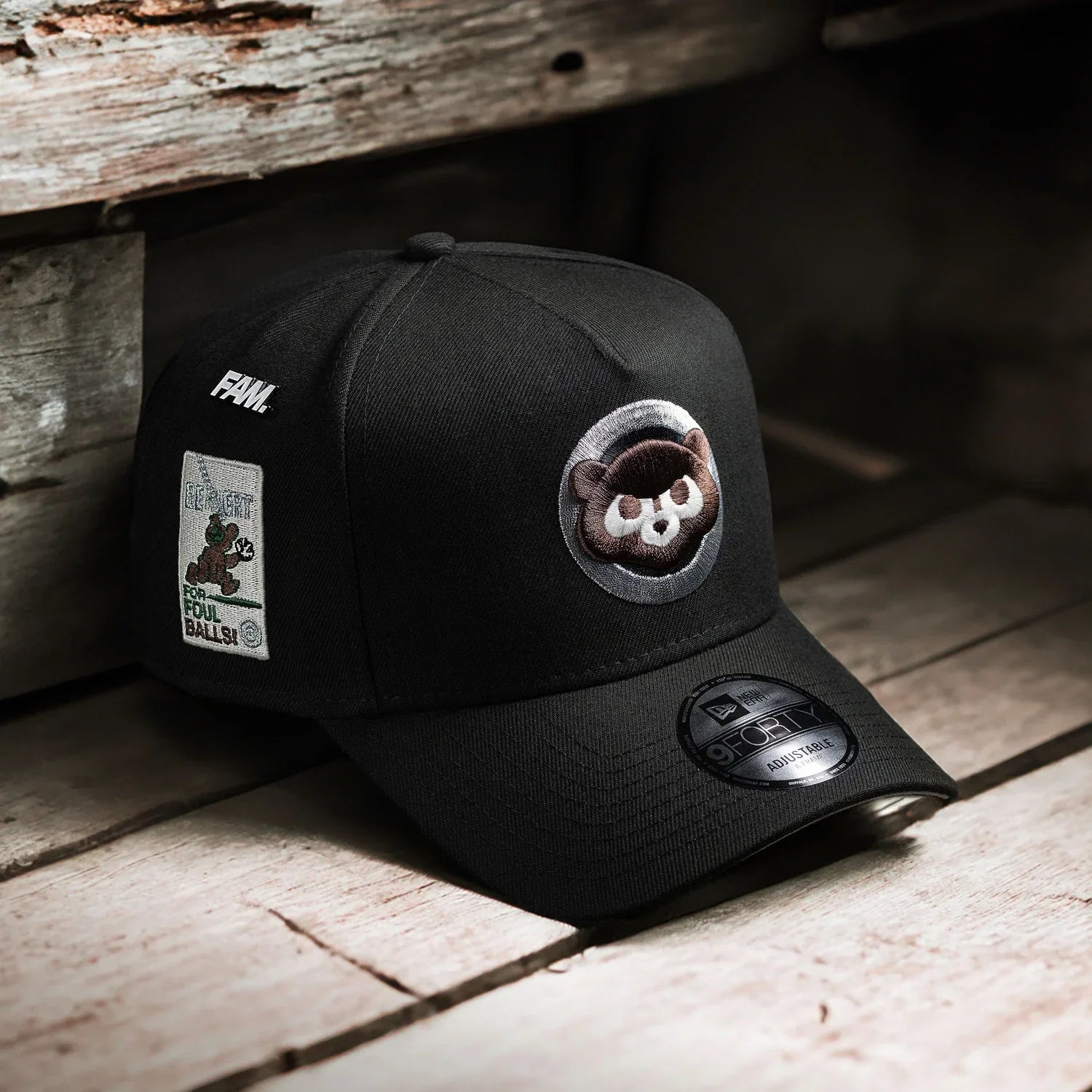 NEW ERA 9FORTY A-FRAME MLB CHICAGO CUBS BLACK / GRAY UV SNAPBACK
