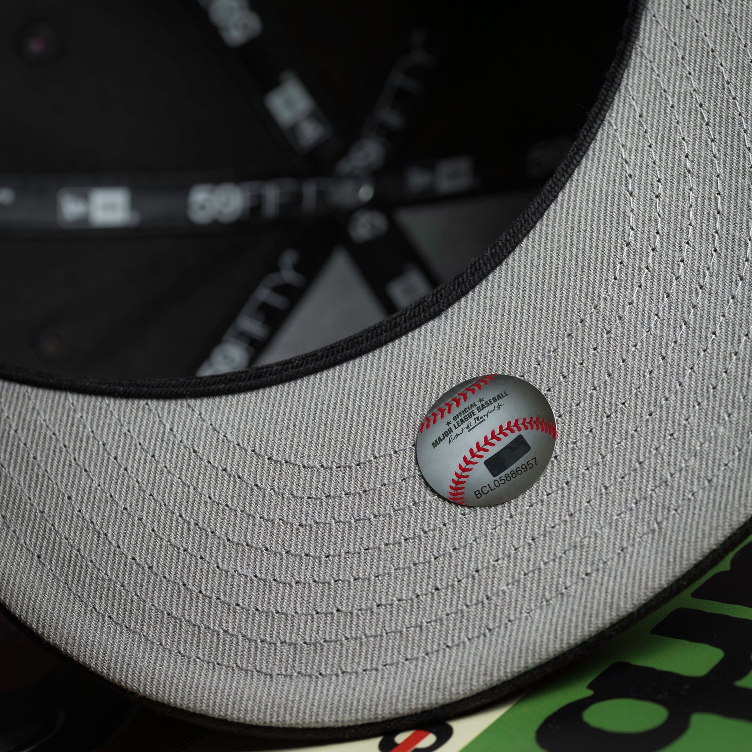 NEW YORK YANKEES MLB BLACK GRAY UV / NEW ERA 59FIFTY CAP