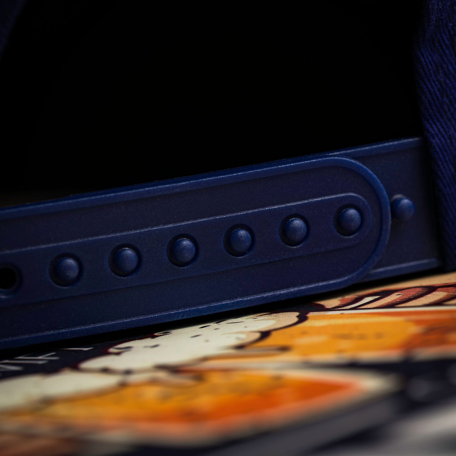 ATLANTA BRAVES MLB DARK ROYAL BLACK TWO TONE GRAY UV / NEW ERA GOLFER CAP