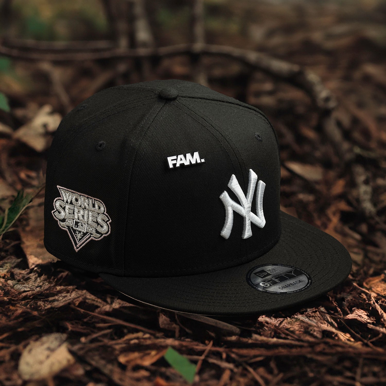 NEW YORK YANKEES MLB BLACK PINK UV / NEW ERA 59FIFTY ADJUSTABLE CAP