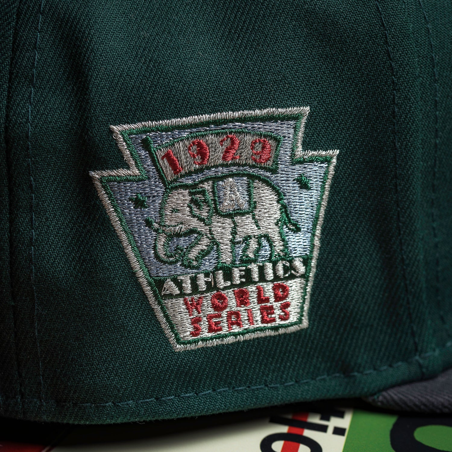 OAKLAND ATHLETICS MLB GREEN GRAPHITE TWO TONE CARDINAL UV / NEW ERA 59FIFTY CAP