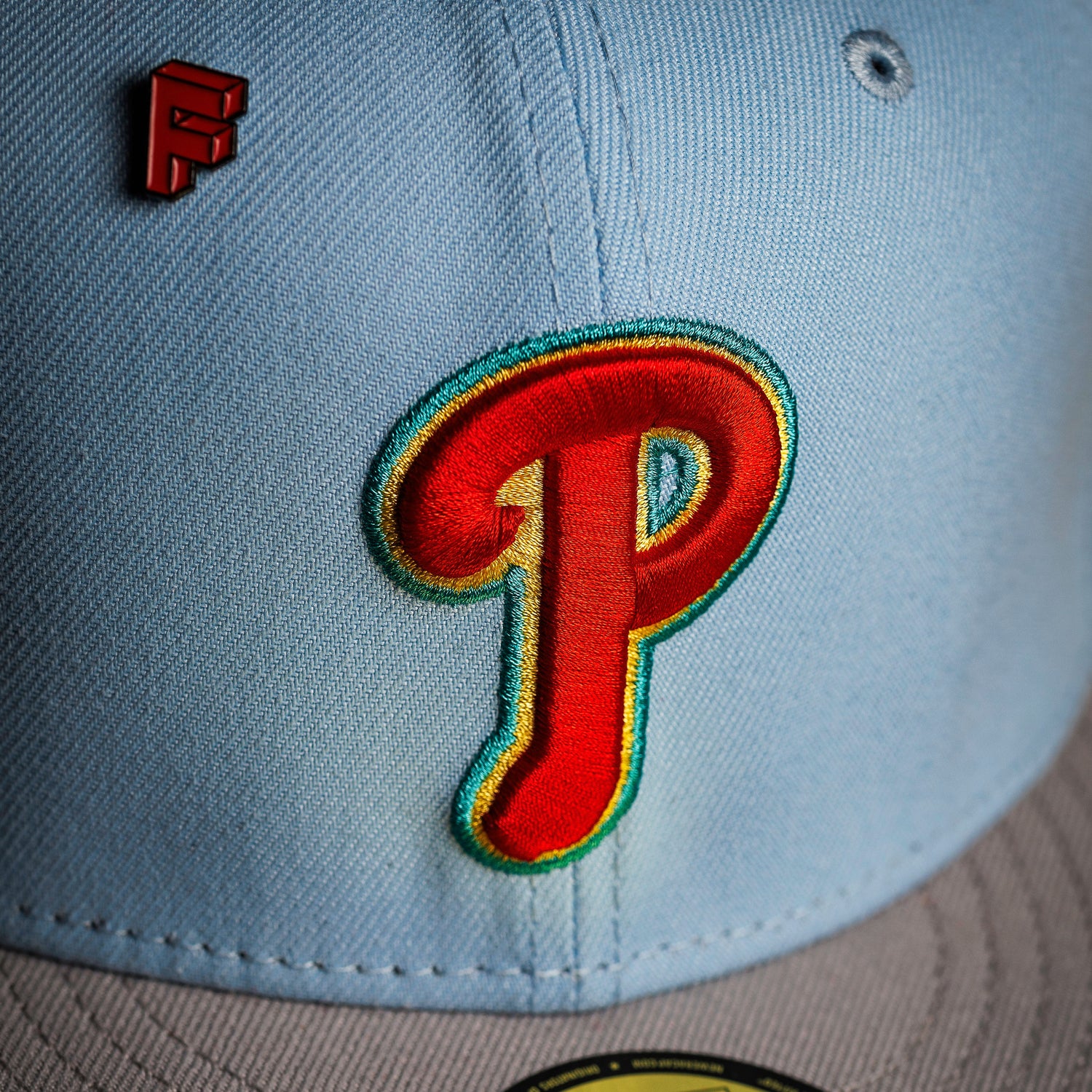 PHILADELPHIA PHILLIES MLB BLUE SCARLET UV / NEW ERA 59FIFTY FITTED CAP