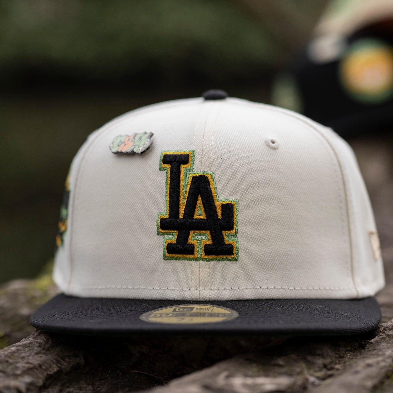 NEW ERA 59FIFTY MLB LOS ANGELES DODGERS 40TH ANNIVERSARY TWO TONE / GREEN UV FITTED CAP