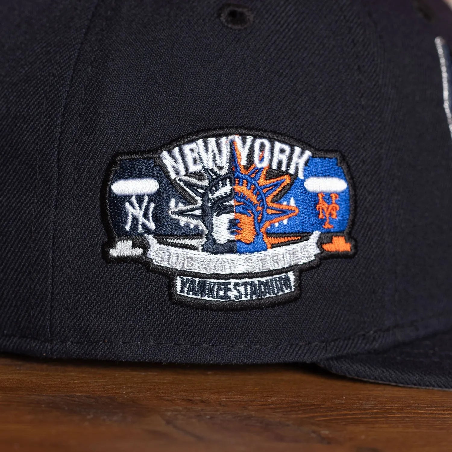 NEW ERA 59FIFTY MLB NEW YORK YANKEES SUBWAY SERIES YANKEE STADIUM NAVY