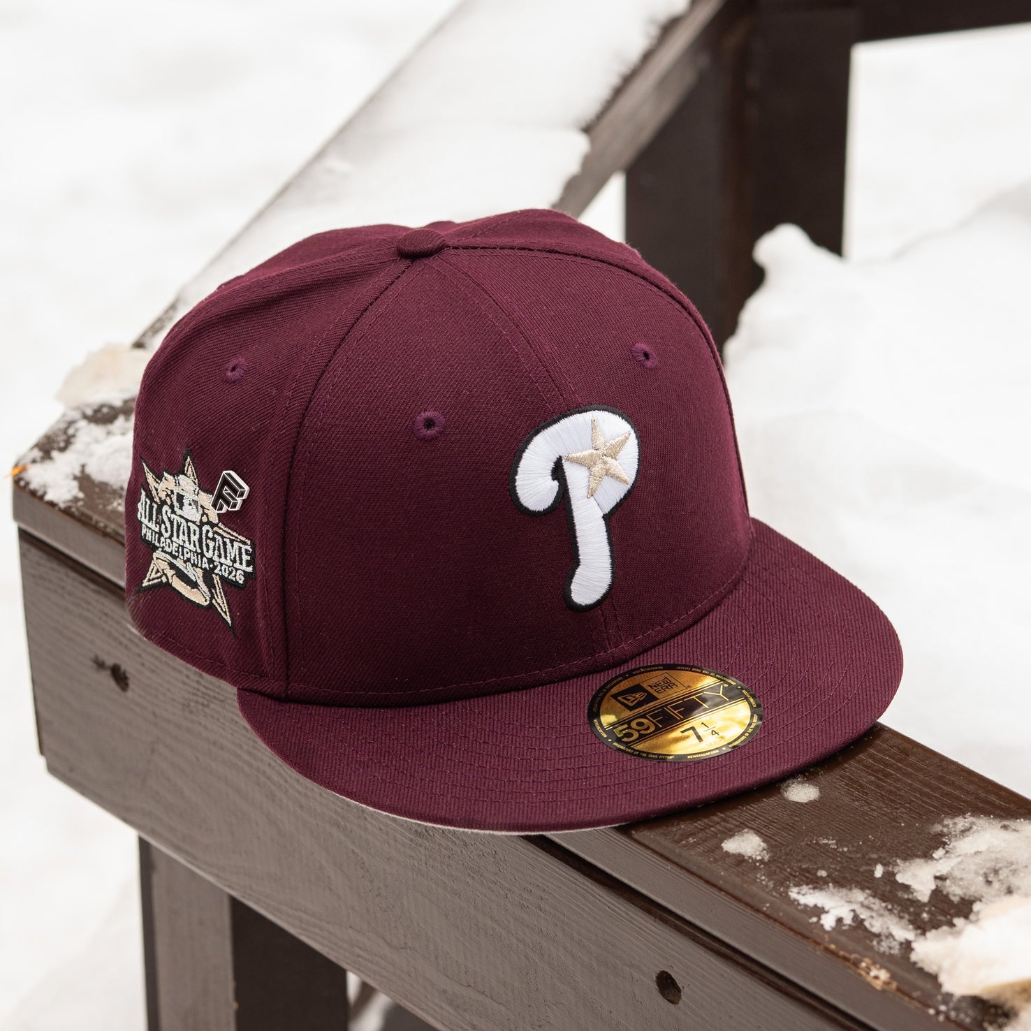 PHILADELPHIA PHILLIES ASG 2026 MLB MAROON GRAY UV / NEW ERA 59FIFTY CAP