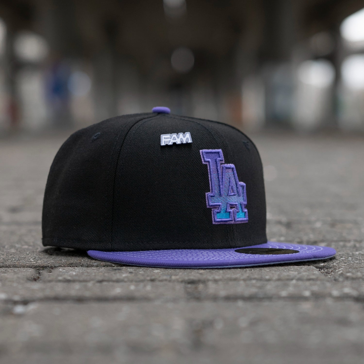 NEW ERA 59FIFTY MLB LOS ANGELES DODGERS TWO TONE / LAVENDER UV FITTED CAP