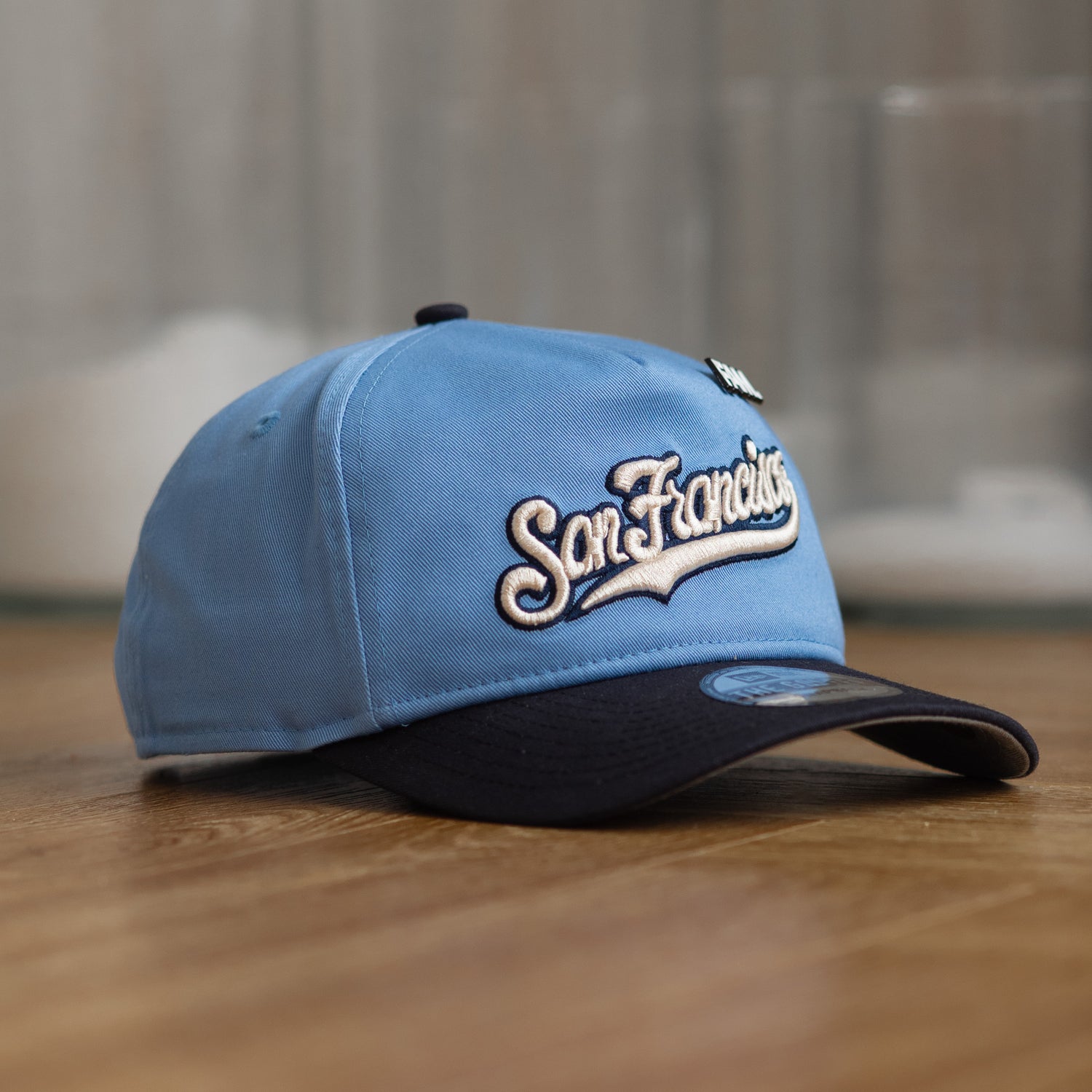 SAN FRANCISCO GIANTS MLB BLUE NAVY TWO TONE GRAY UV / NEW ERA GOLFER CAP