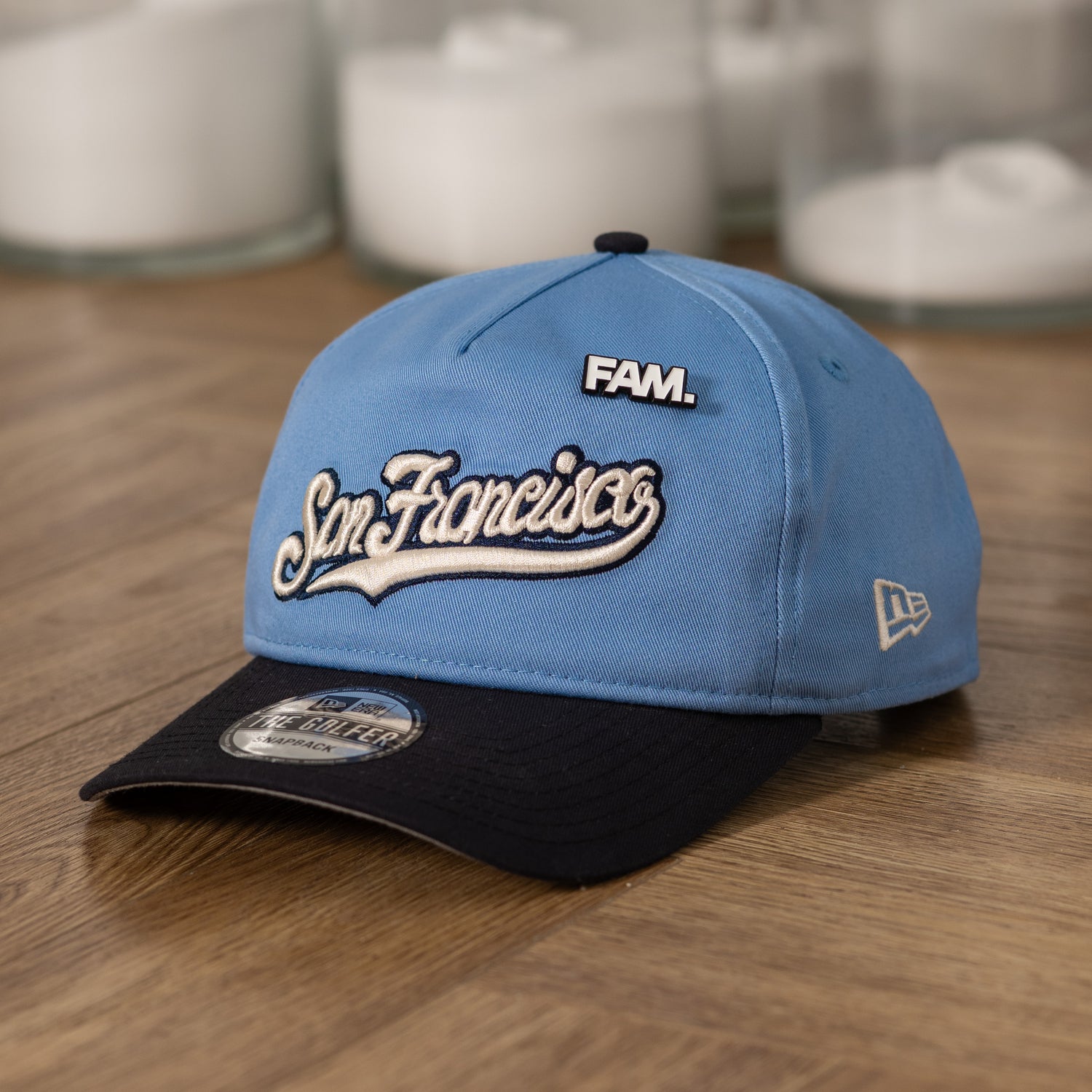 SAN FRANCISCO GIANTS MLB BLUE NAVY TWO TONE GRAY UV / NEW ERA GOLFER CAP