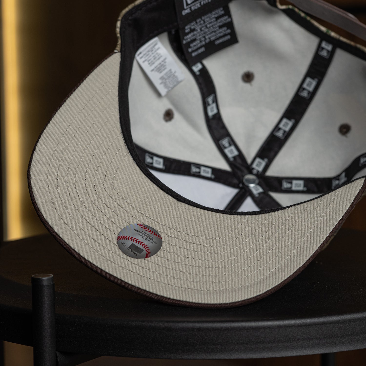 DETROIT TIGERS MLB REAL TREE TWO TONE STONE UV / NEW ERA GOLFER CAP