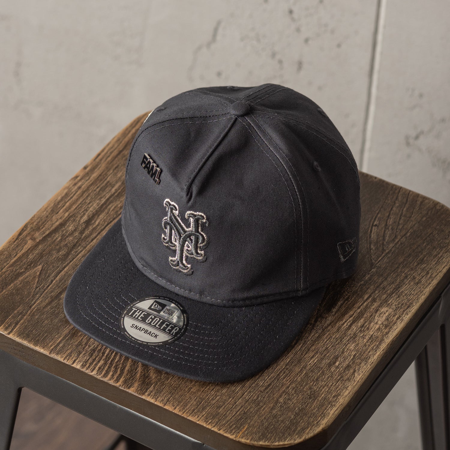 NEW YORK METS GRAPHITE GRAY UV / NEW ERA GOLFER CAP