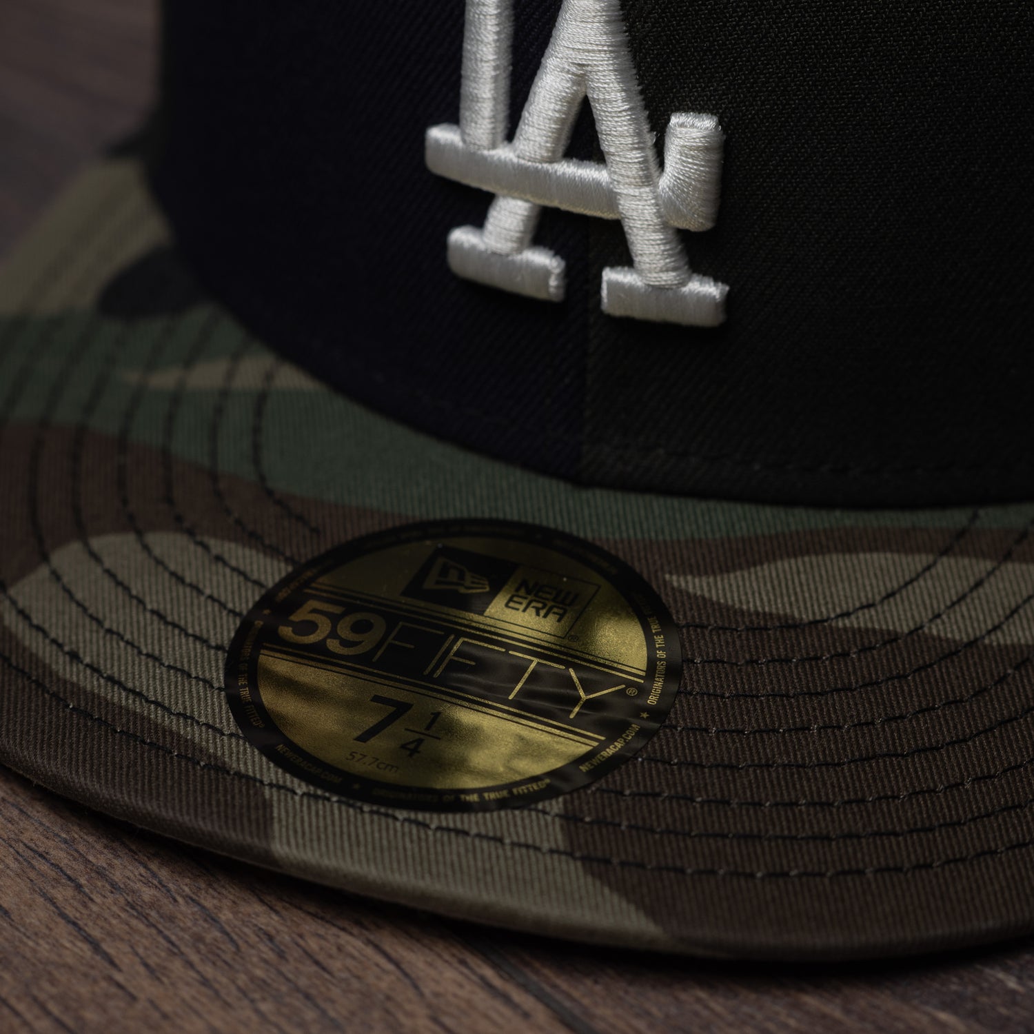 LOS ANGELES DODGERS MLB NAVY OLIVE PINWHEEL GREY UV / NEW ERA 59FIFTY CAP