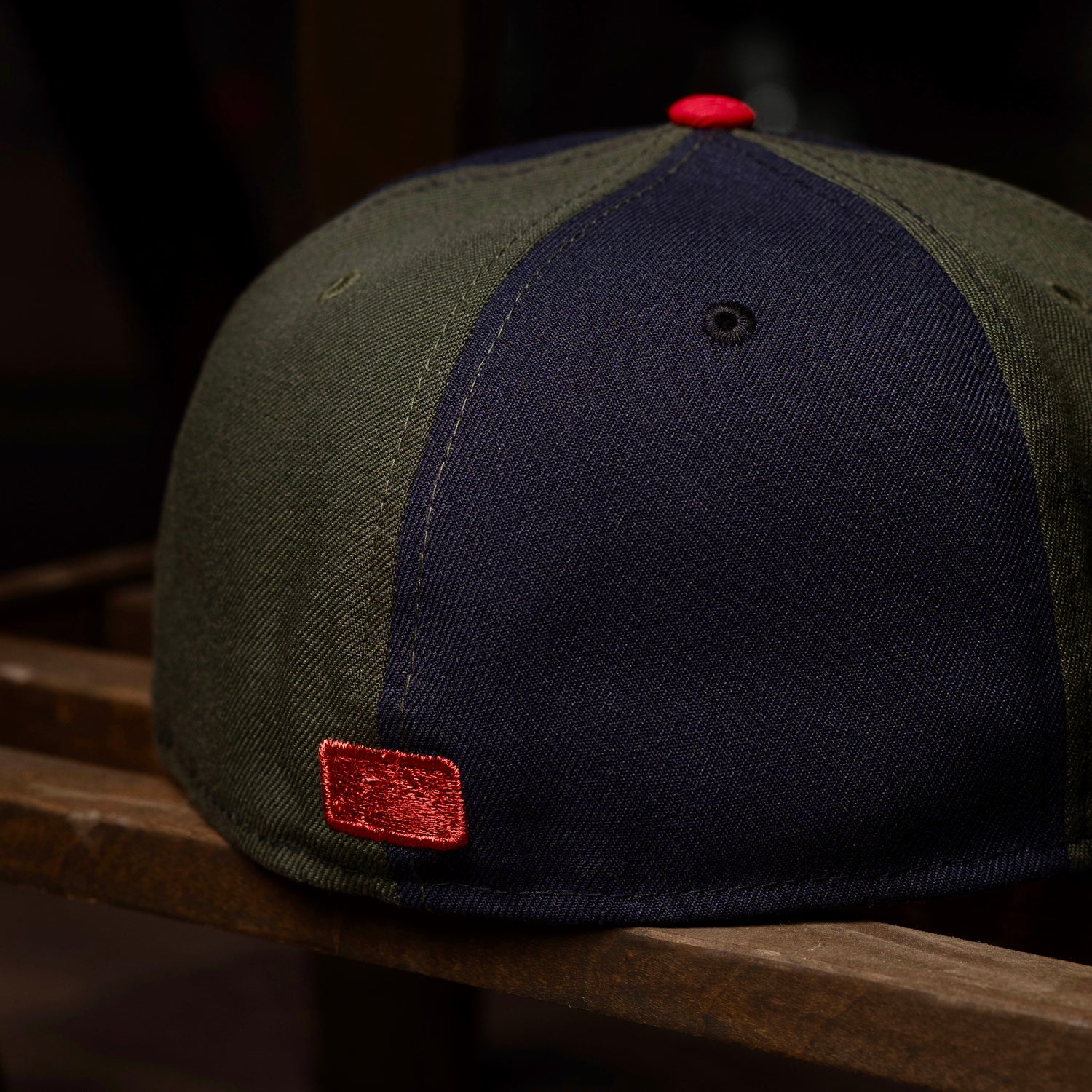 LOS ANGELES DODGERS MLB NAVY OLIVE PINWHEEL GREY UV / NEW ERA 59FIFTY CAP