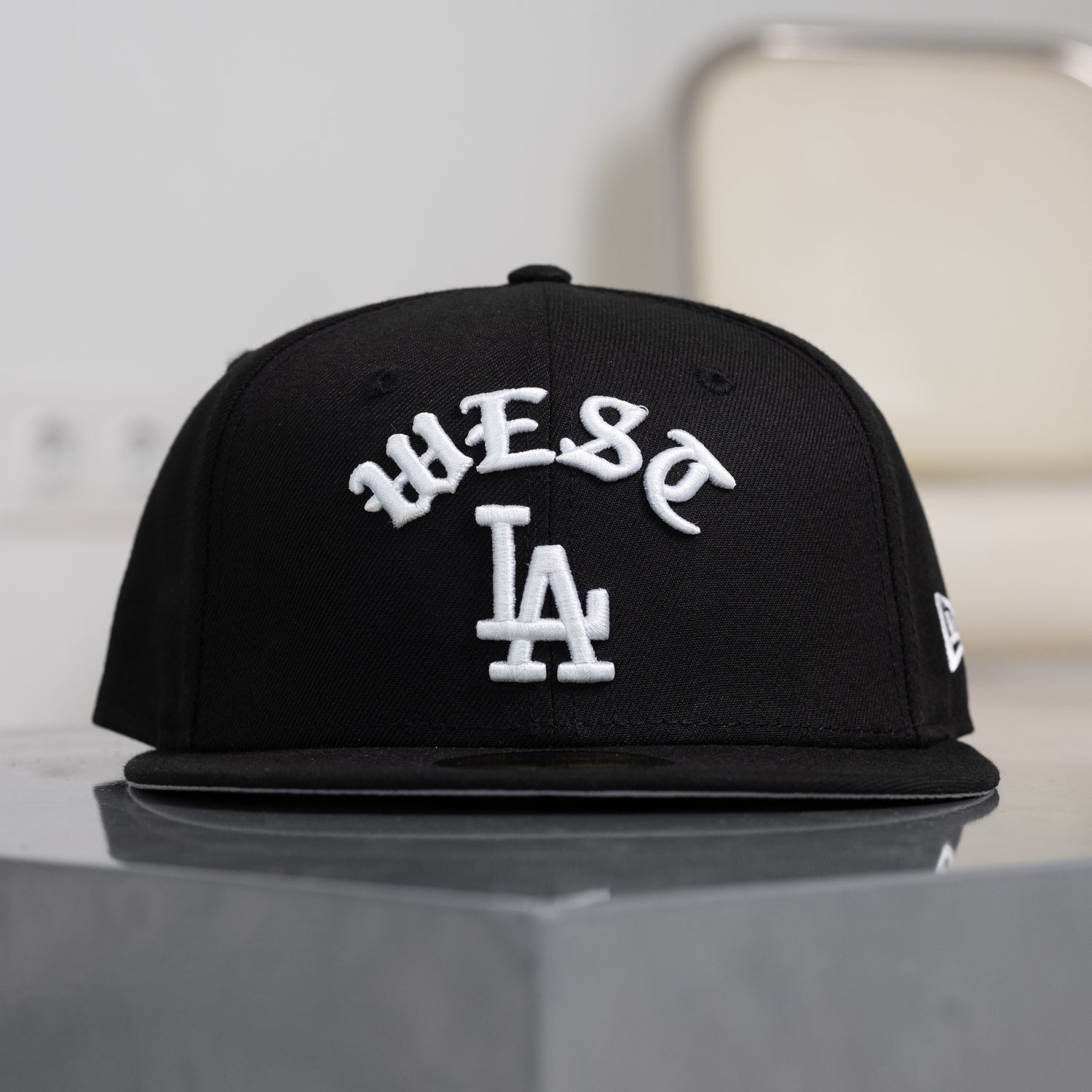 LOS ANGELES DODGERS MLB BLACK GREY UV / NEW ERA 59FIFTY CAP