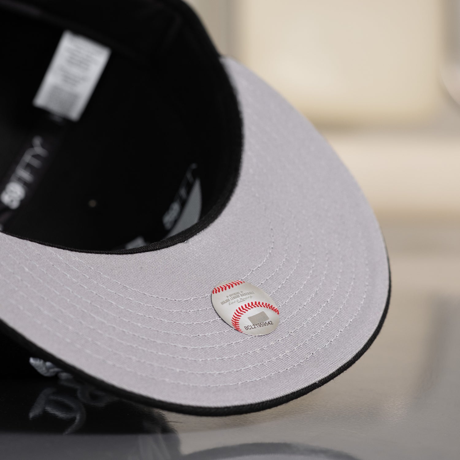 LOS ANGELES DODGERS MLB BLACK GREY UV / NEW ERA 59FIFTY CAP