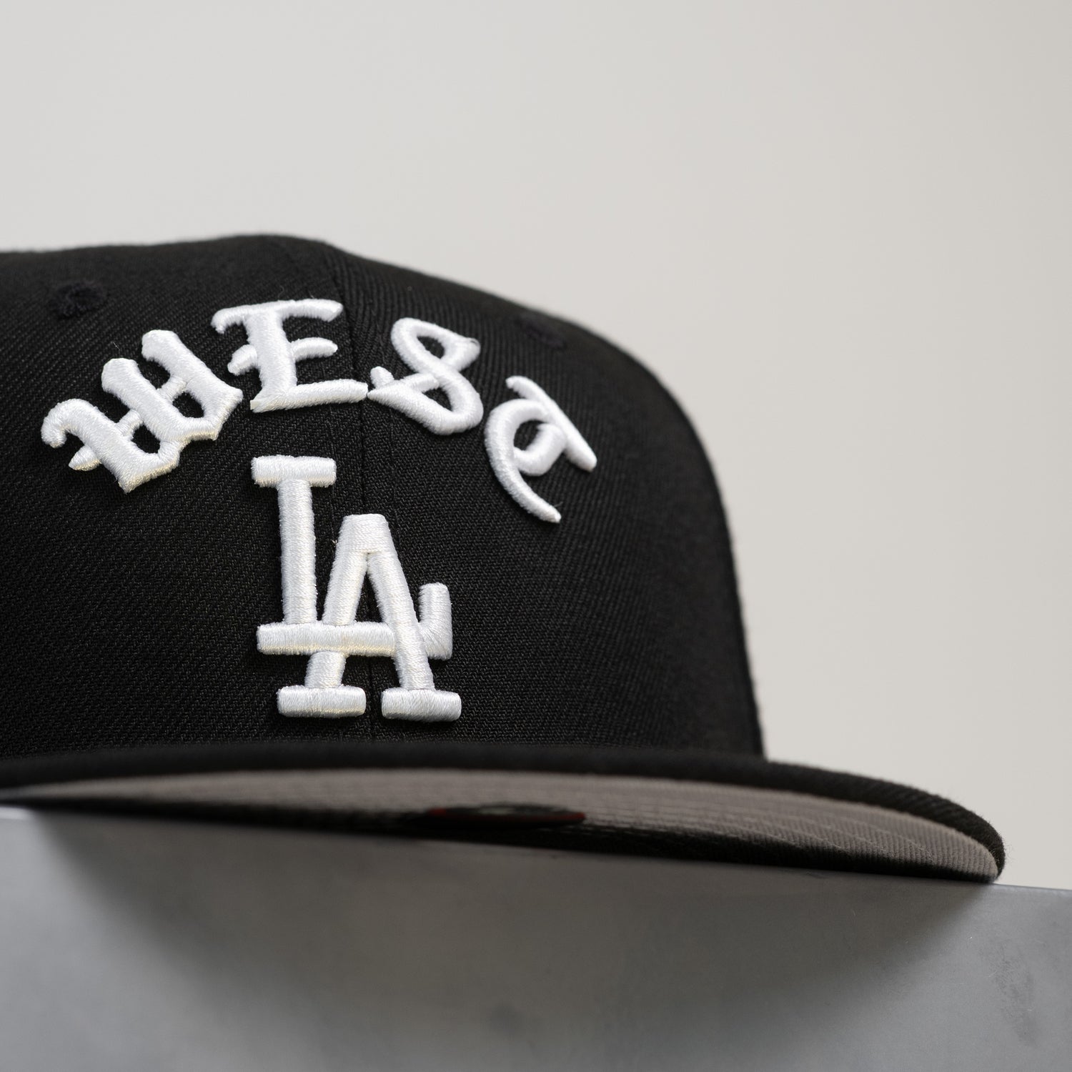 LOS ANGELES DODGERS MLB BLACK GREY UV / NEW ERA 59FIFTY CAP