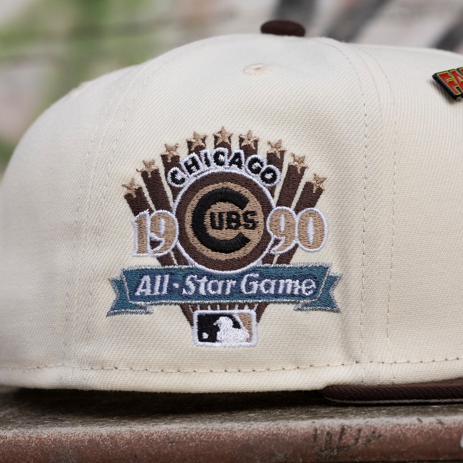 NEW ERA 59FIFTY MLB CHICAGO CUBS ALL STAR GAME 1990 TWO TONE / GREY UV FITTED CAP