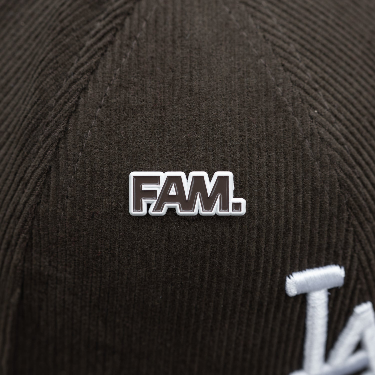 LOS ANGELES DODGERS MLB WALNUT CORDUROY CARDINAL UV / NEW ERA 59FIFTY