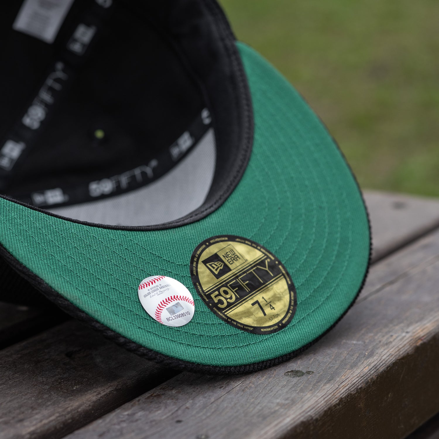 NEW YORK YANKEES MLB BLACK CORDUROY KELLY GREEN UV / NEW ERA 59FIFTY