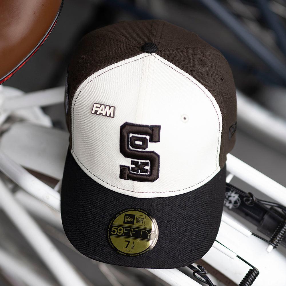 EXCLUSIVE NEW ERA 59FIFTY MLB CHICAGO WHITE SOX 50TH ANNIVERSARY TWO TONE / STONE UV FITTED CAP - FAM